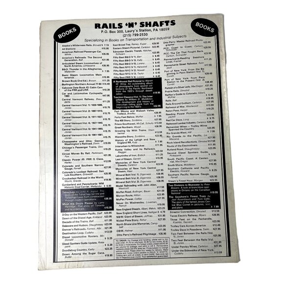 Trains Magazine of Railroading u January 1984 Fallen Flags The Executive E Vinta - Picture 2 of 6